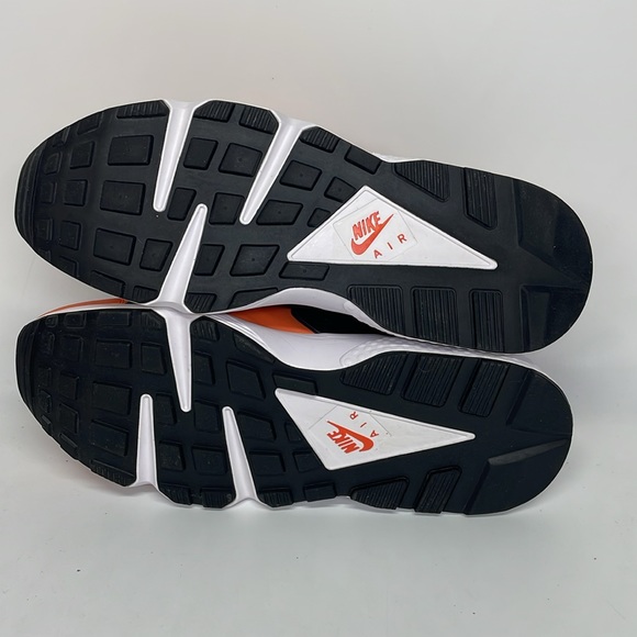 Nike Air Huarache "Hot Curry" Orange Black White DO6694-800 Mens marked - Picture 5 of 6